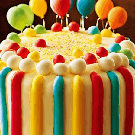 riviera cake arc en ciel creation personnalisation mesure