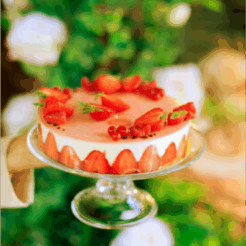 riviera cake fraise creation personnalisation mesure
