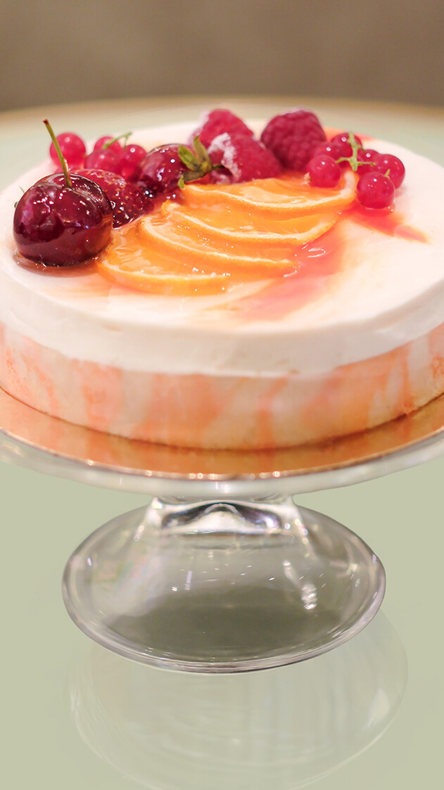 gateau patisserie riviera 1955 fruits