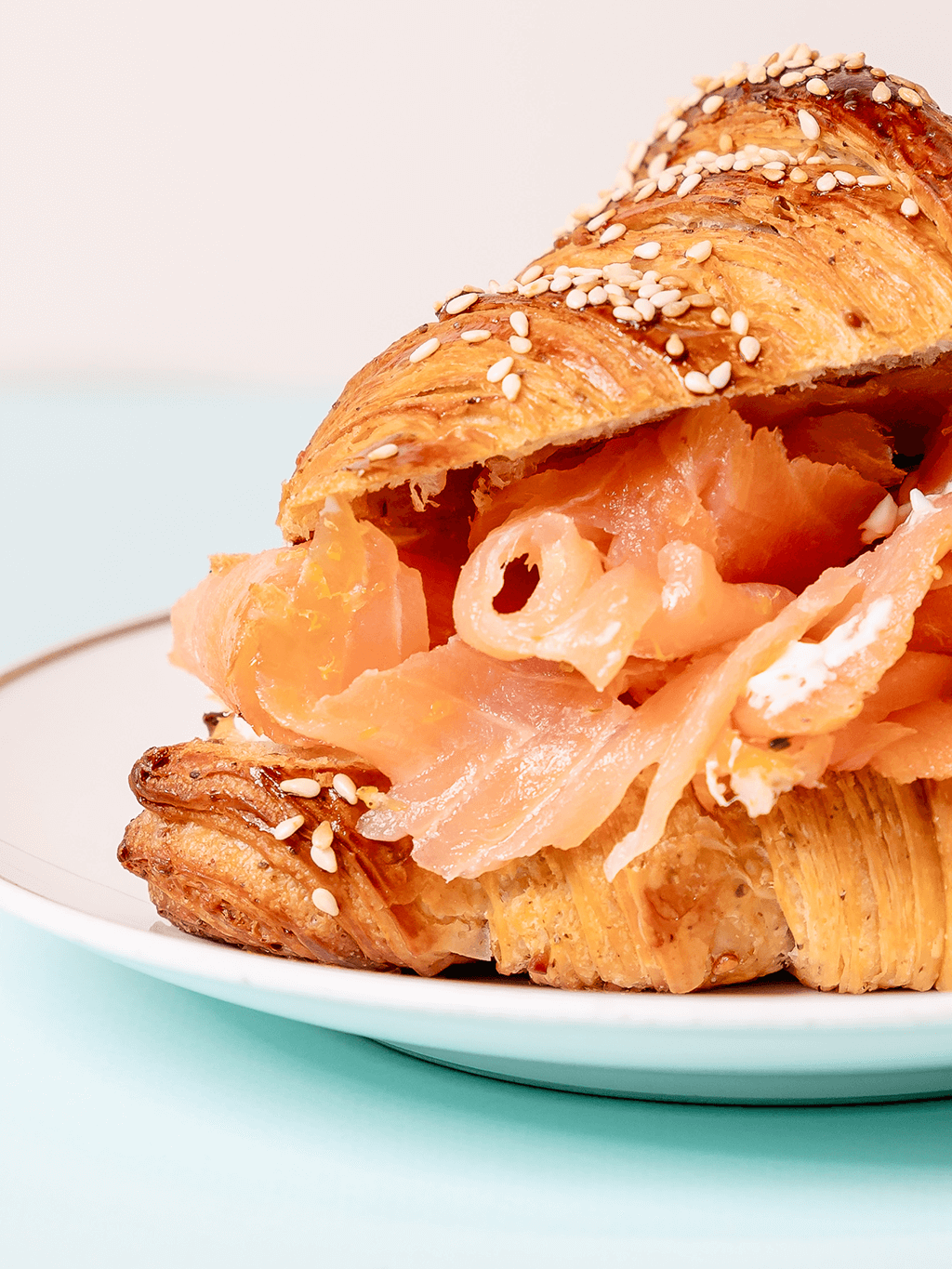 riviera 1955 salt snacking food restaurant deli salmon croissant