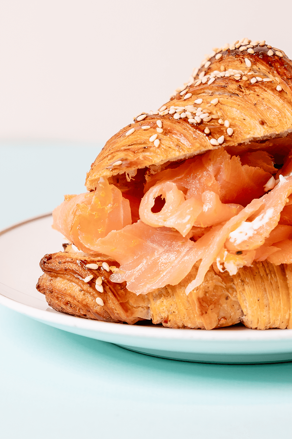 riviera 1955 salt snacking food restaurant deli salmon croissant